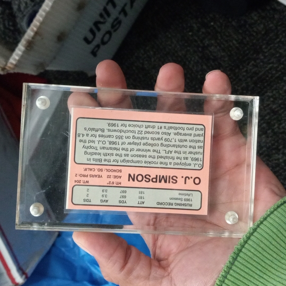 O.J. Simpson MISPRINT rookie card. MINT - Picture 4 of 6